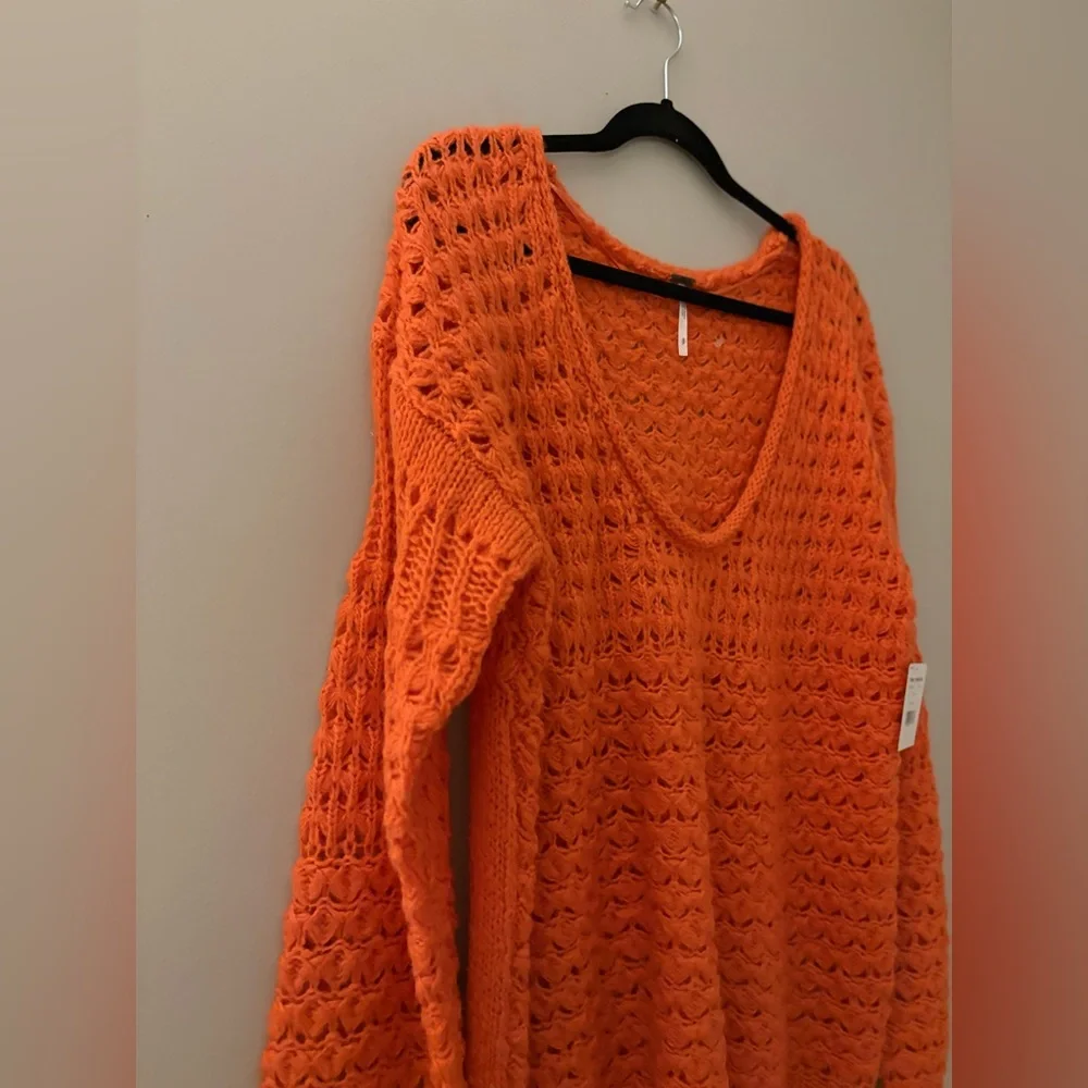 NWT Free People Oversized Knit Sweater - Picture 8 of 11